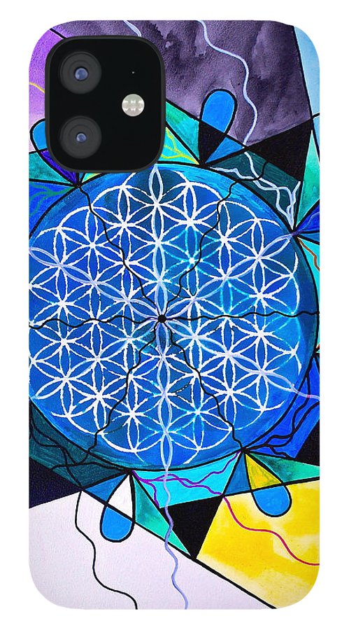 The Flower of Life Phone Case Teal Swan Shop