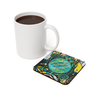 Hilarion Consciousness - Cork Back Coaster