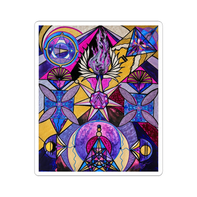 Saint Germain Consciousness - Square Stickers