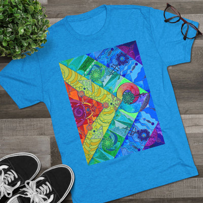 Expansion Pleiadian Lightwork Model - Men's Tri-Blend Crew Tee
