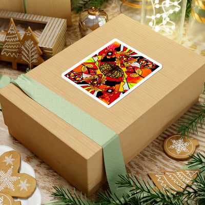The Energy Builder - Square Stickers