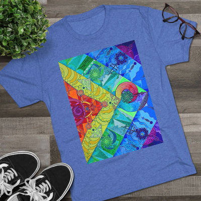 Expansion Pleiadian Lightwork Model - Men's Tri-Blend Crew Tee