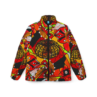 The Energy Builder - Women’s Puffer Jacket (AOP)