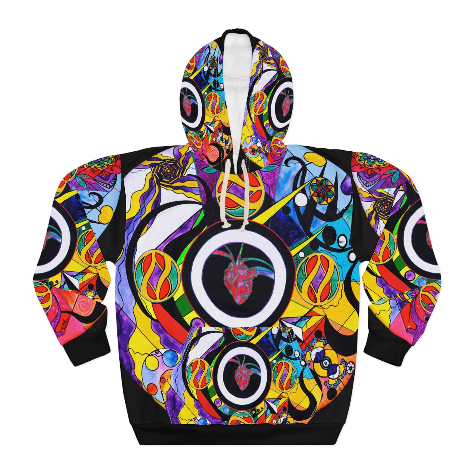 Self Esteem Matrix - AOP Unisex Pullover Hoodie