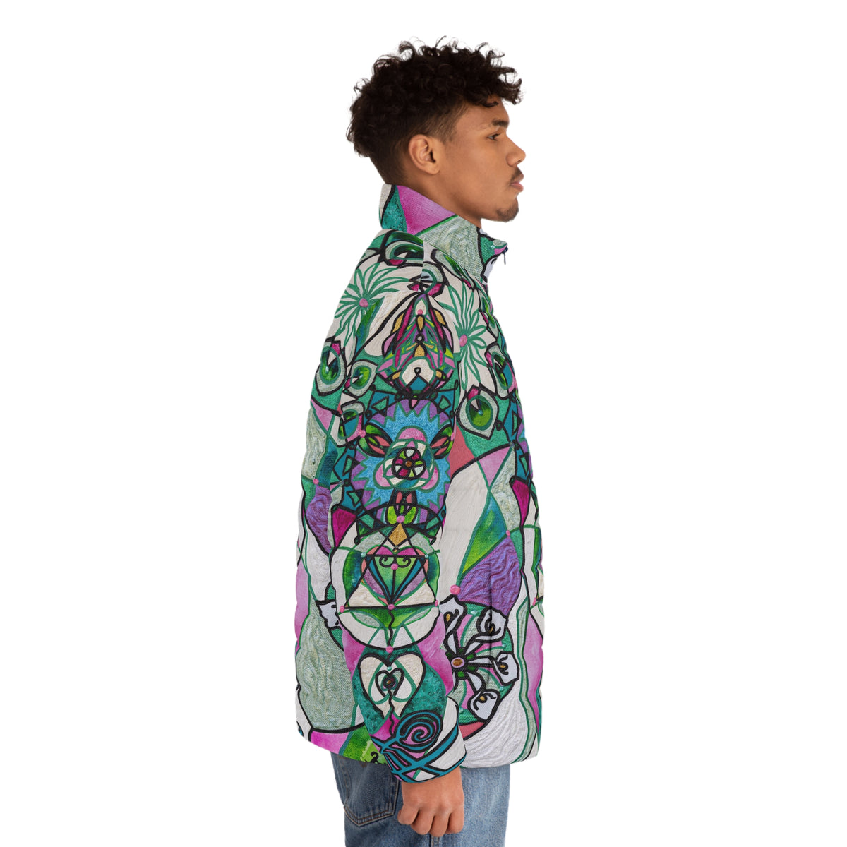 Quan Yin Consciousness - Unisex Puffer Jacket