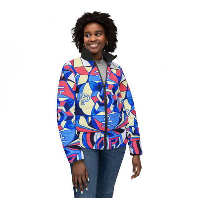 The Right Arrangement - Women’s Puffer Jacket (AOP)