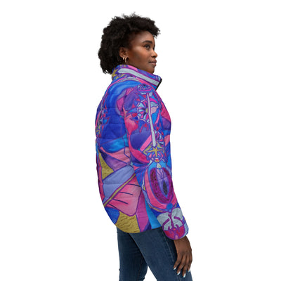 Lady Portia - Women’s Puffer Jacket (AOP)