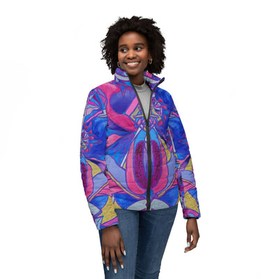 Lady Portia - Women’s Puffer Jacket (AOP)