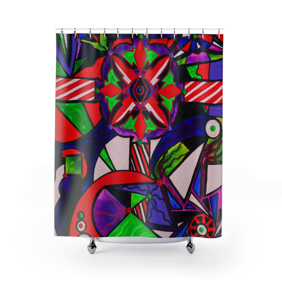 Warding Grid - Shower Curtains