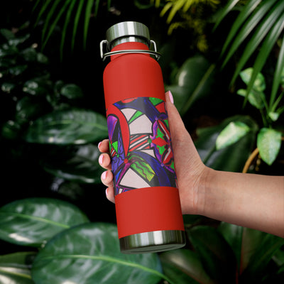 Warding Grid - Copper Vacuum Insulated Bottle, 22oz