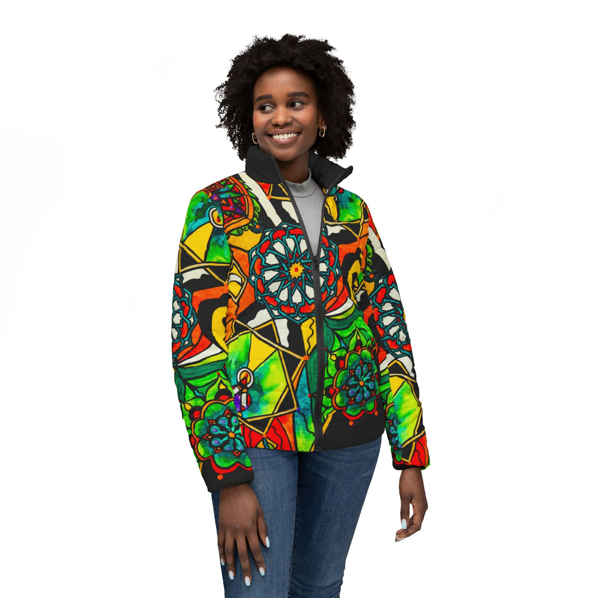 Muhammad Consciousness - Women’s Puffer Jacket (AOP)