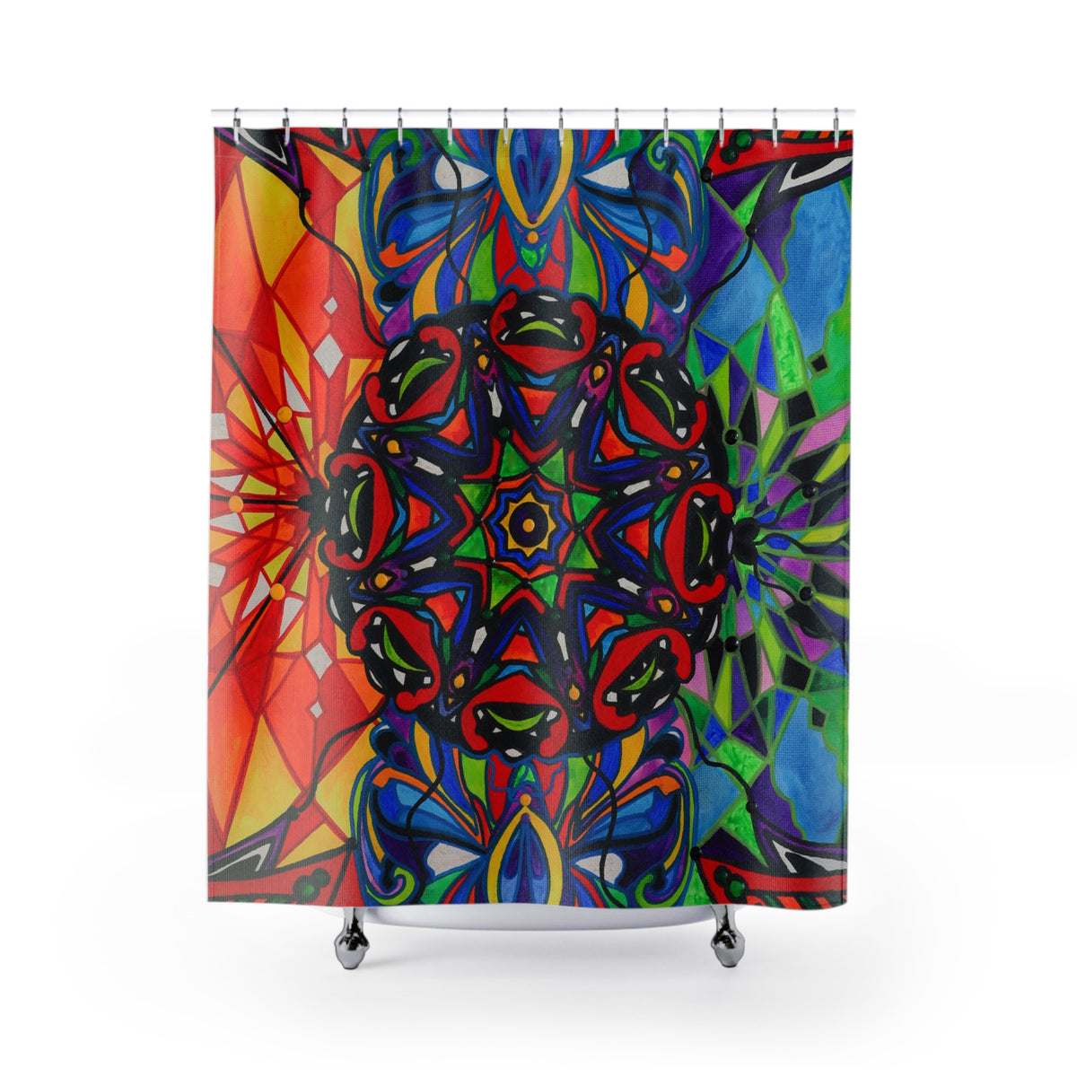 Healthy Polarity - Shower Curtains