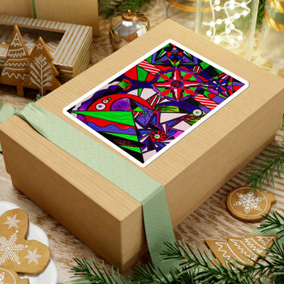 Warding Grid - Kiss-Cut Square Stickers