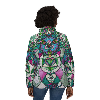 Quan Yin Consciousness - Women’s Puffer Jacket (AOP)