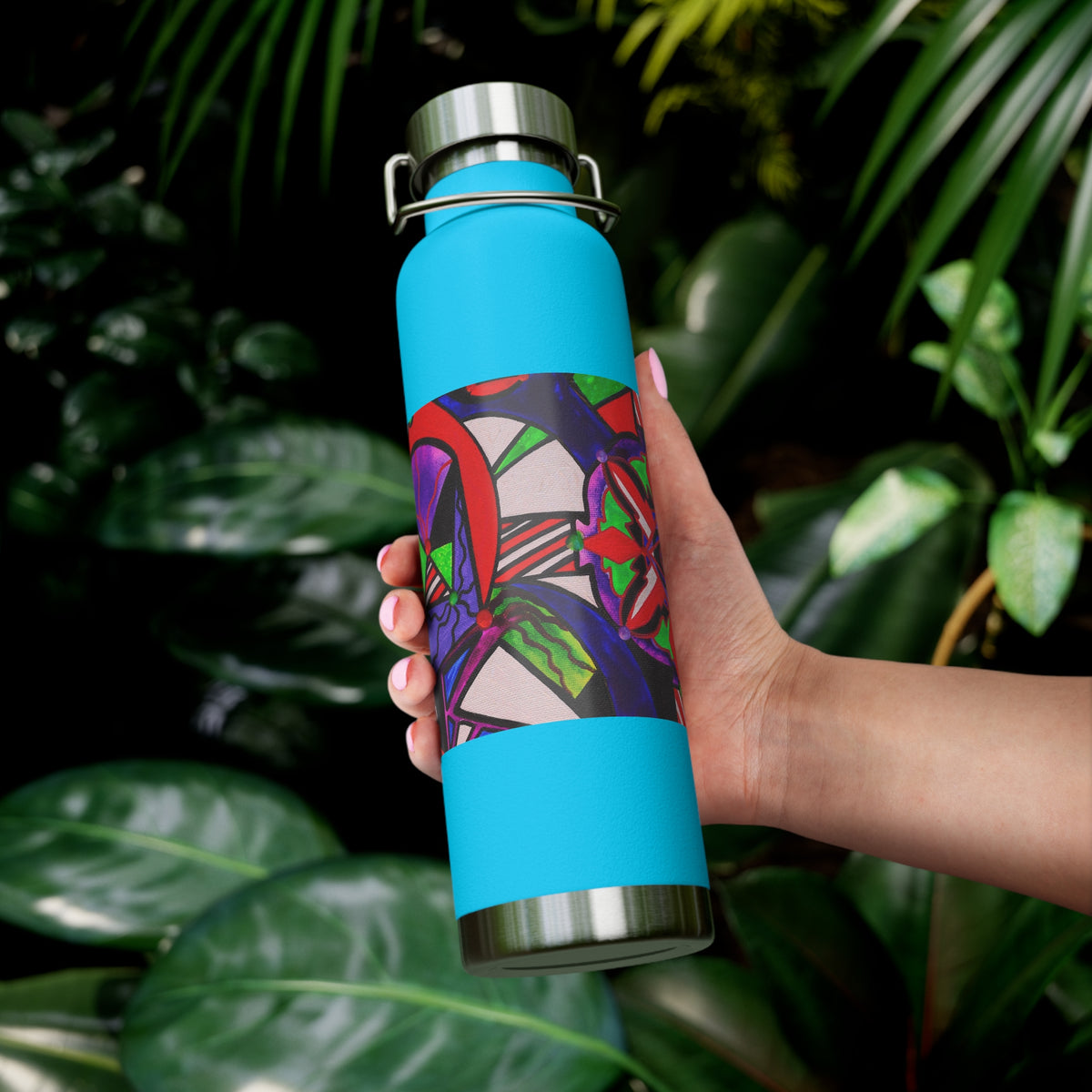 Warding Grid - Copper Vacuum Insulated Bottle, 22oz