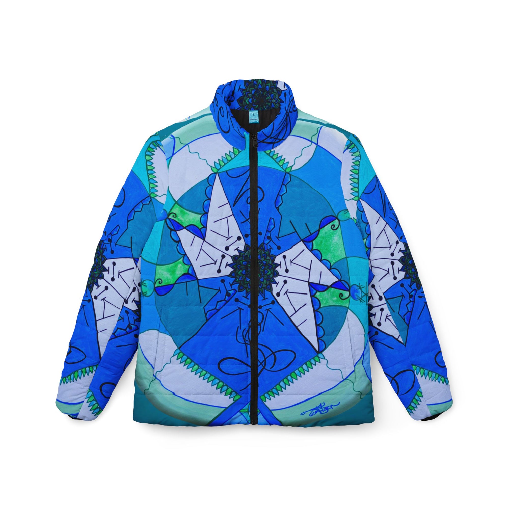 Release - Women’s Puffer Jacket (AOP)