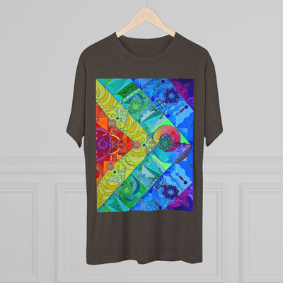 Expansion Pleiadian Lightwork Model - Men's Tri-Blend Crew Tee