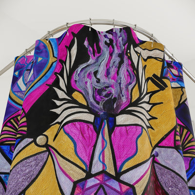 Saint Germain Consciousness - Shower Curtains