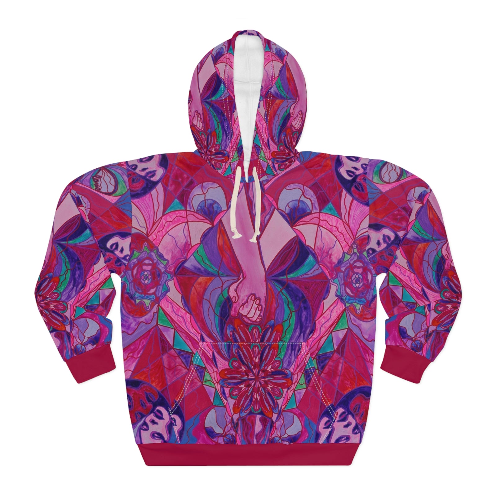 Human Intimacy - AOP Unisex Pullover Hoodie