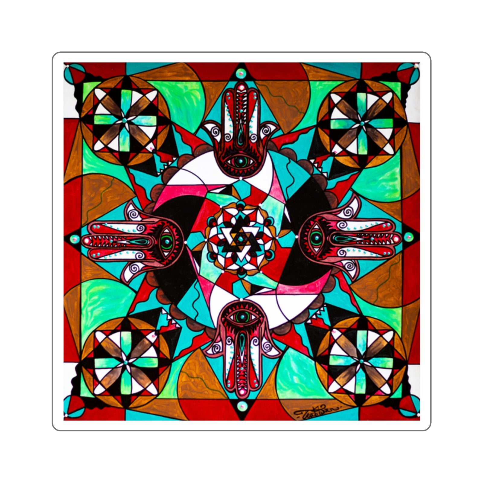 Aura Shield - Square Stickers