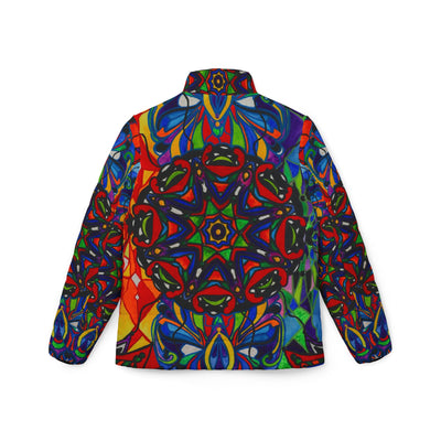 Healthy Polarity - Women’s Puffer Jacket (AOP)