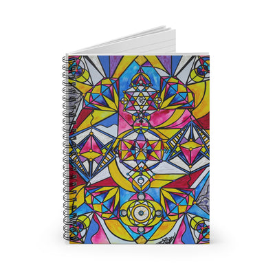 Sanat Kumara Consciousness - Spiral Notebook - Ruled Line