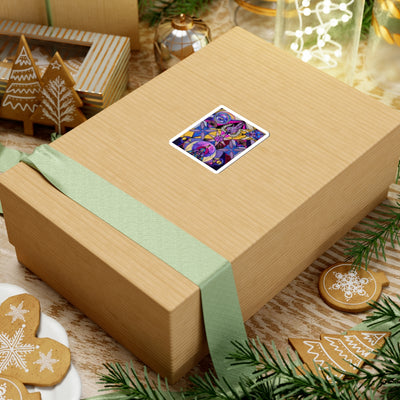 Saint Germain Consciousness - Square Stickers