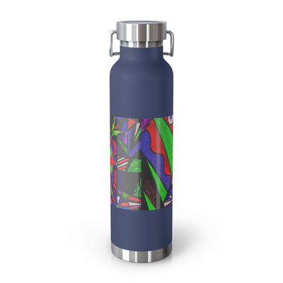 Warding Grid - Copper Vacuum Insulated Bottle, 22oz