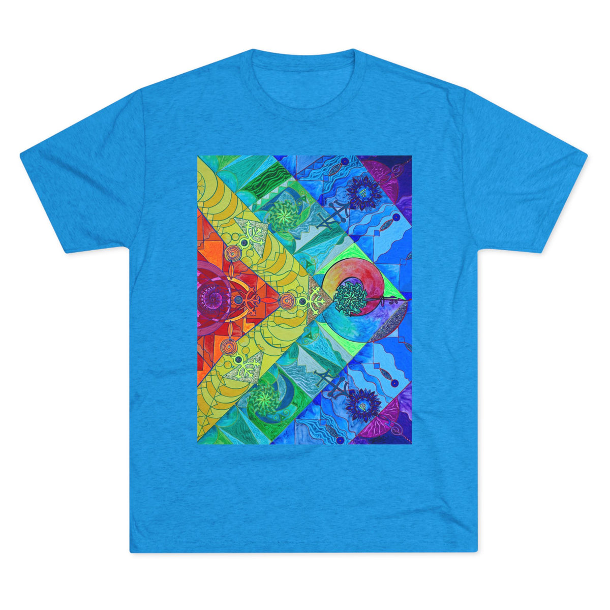 Expansion Pleiadian Lightwork Model - Men's Tri-Blend Crew Tee