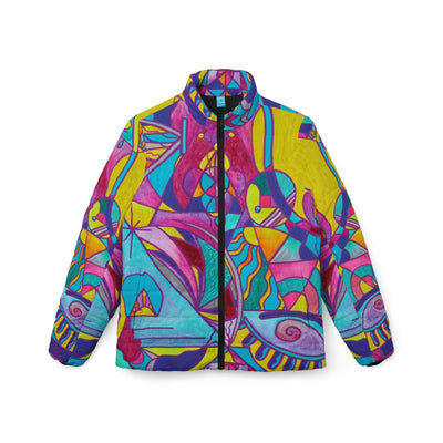 Cessation Lightwork Model - Women’s Puffer Jacket (AOP)