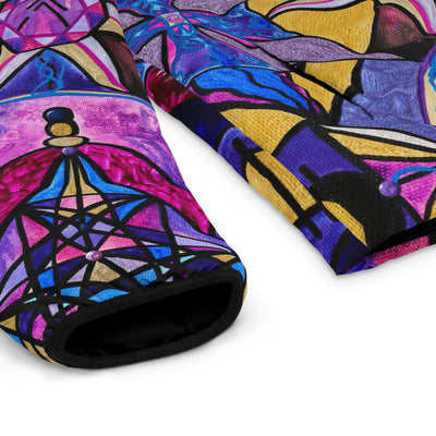 Saint Germain Consciousness - Men's Puffer Jacket (AOP)