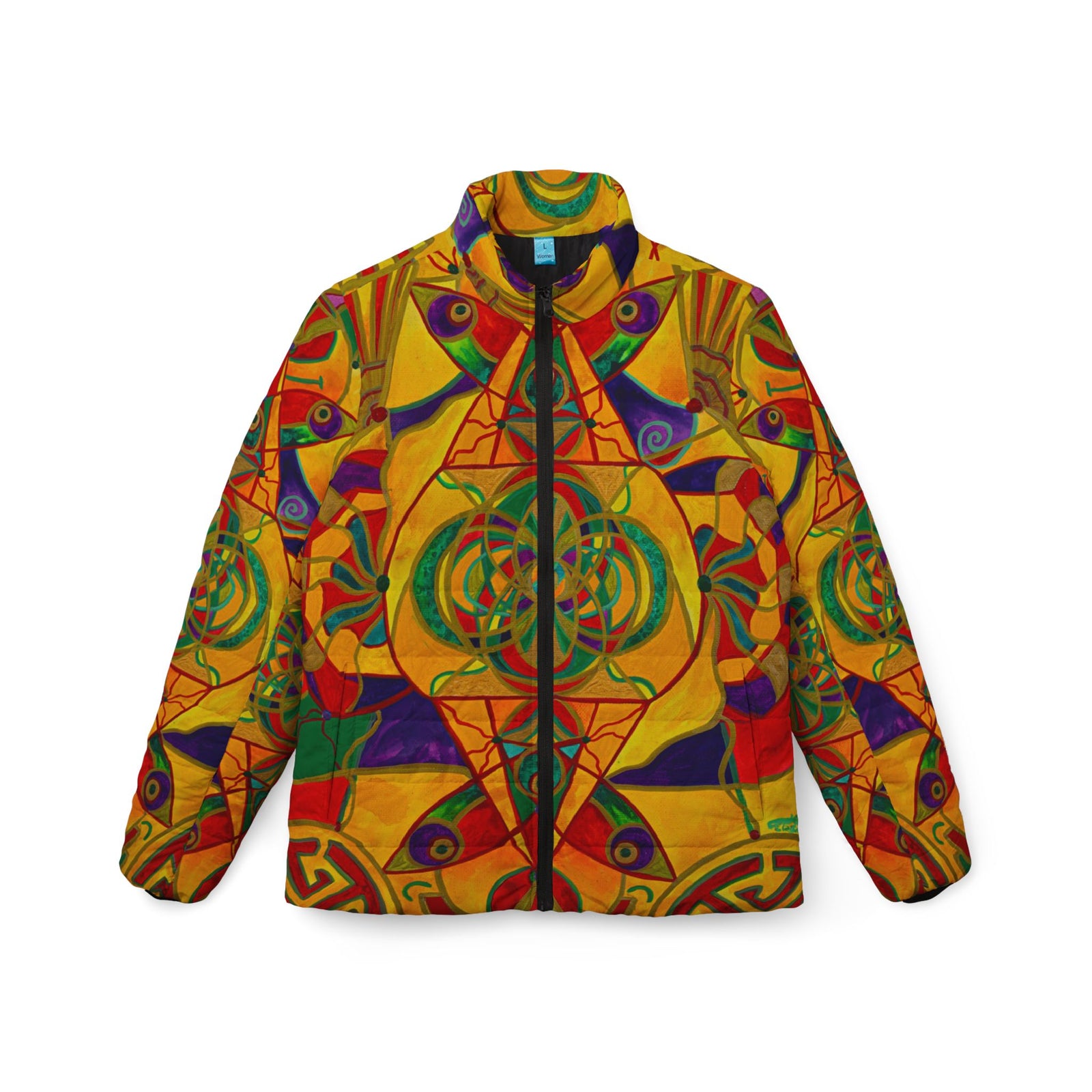 Hotei Consciousness - Women’s Puffer Jacket (AOP)