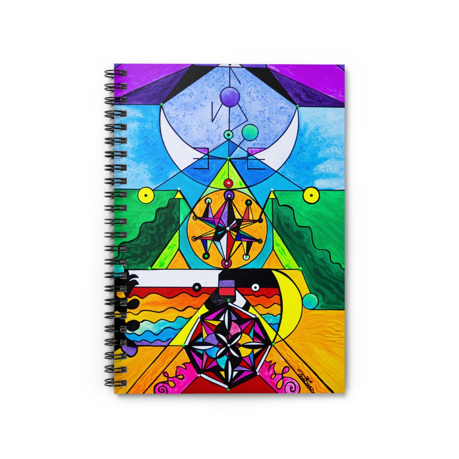 Manifestation Lightwork Model - Spiral Notebook