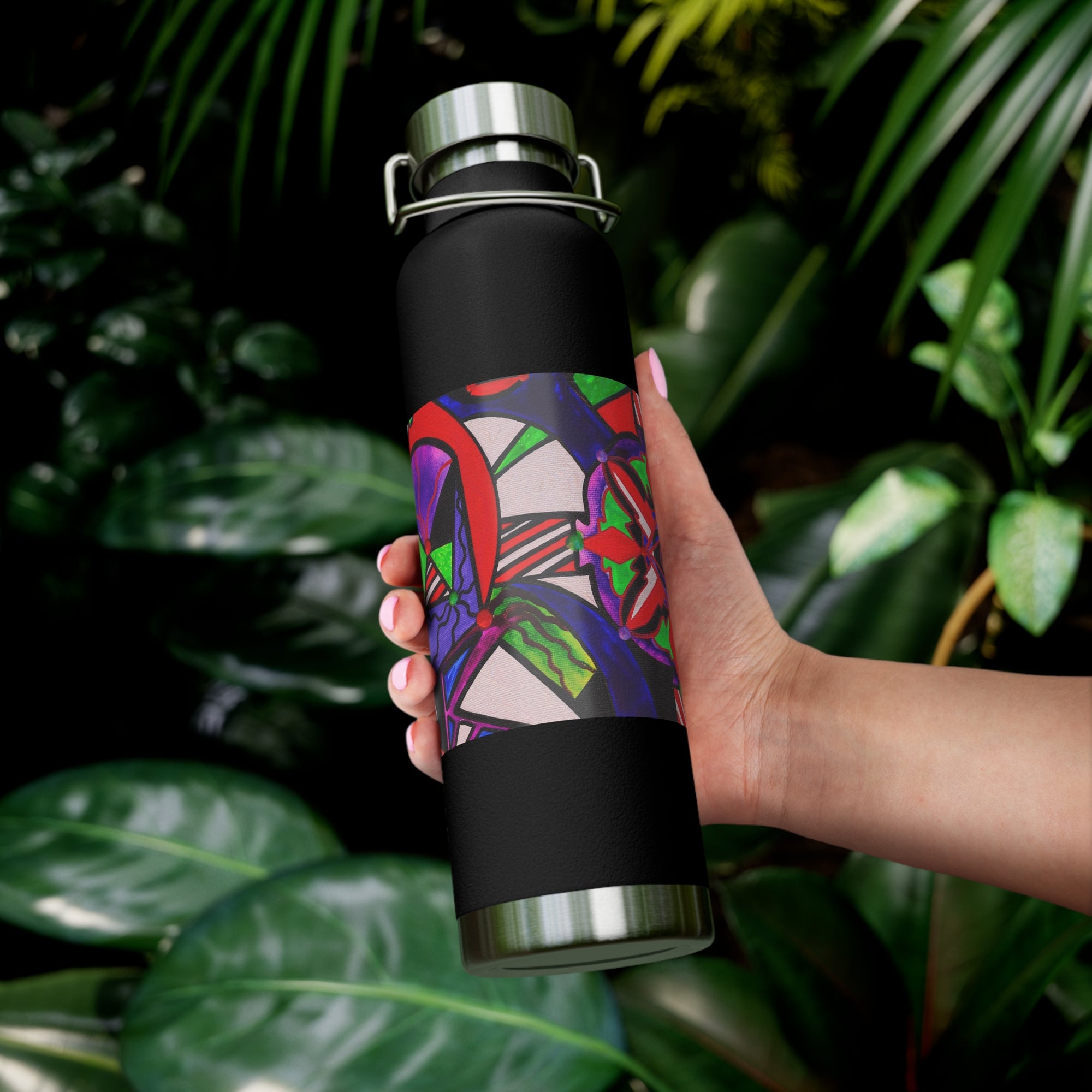 Warding Grid - Copper Vacuum Insulated Bottle, 22oz