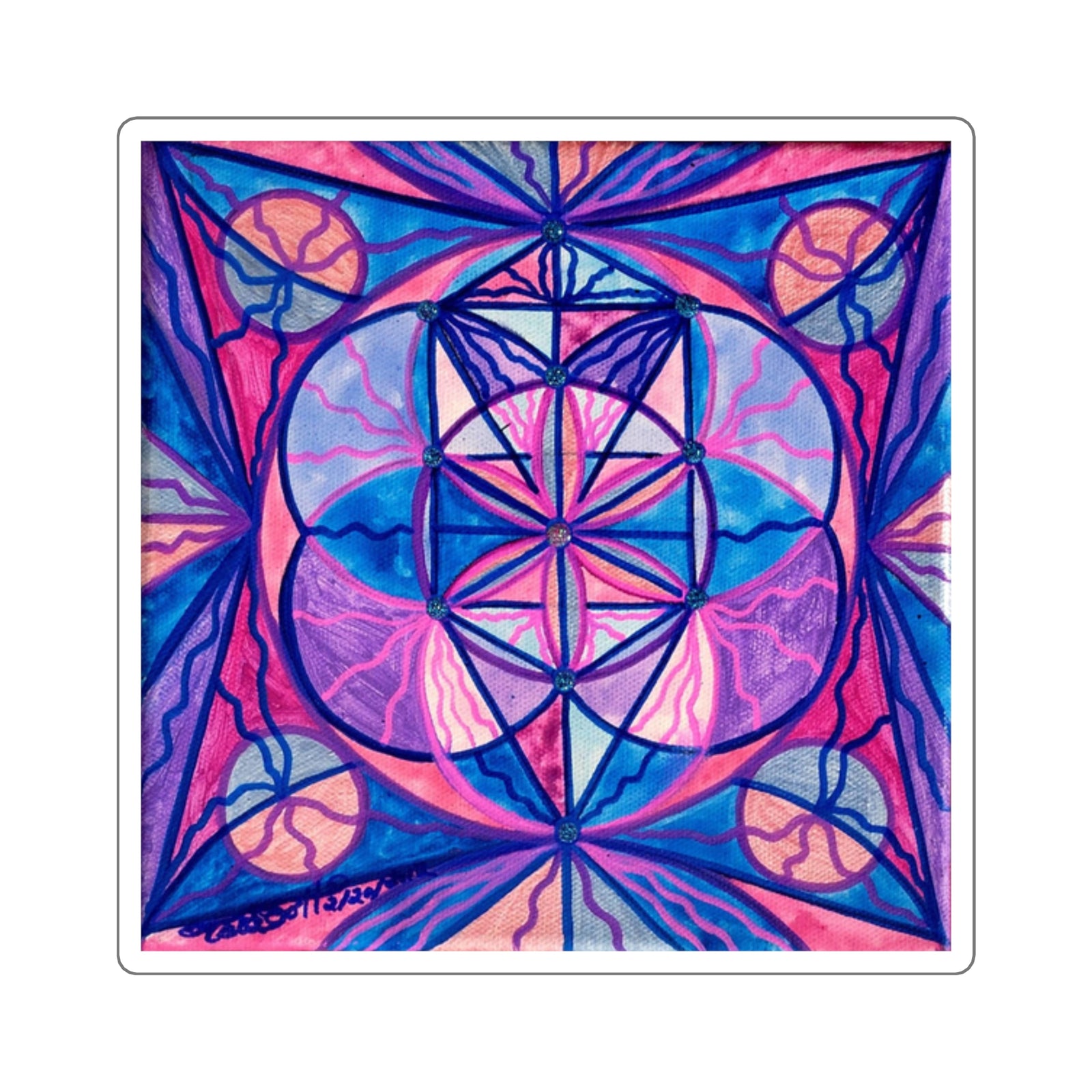 Feminine Interconnectedness -Square Stickers