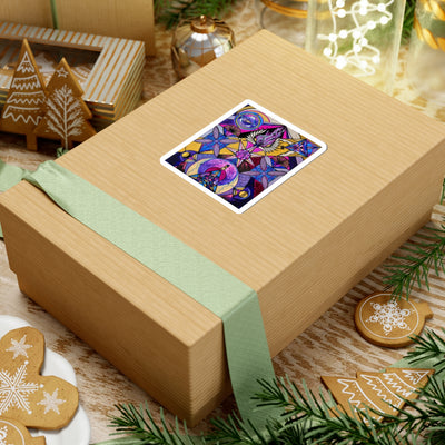 Saint Germain Consciousness - Square Stickers
