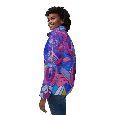 Lady Portia - Women’s Puffer Jacket (AOP)