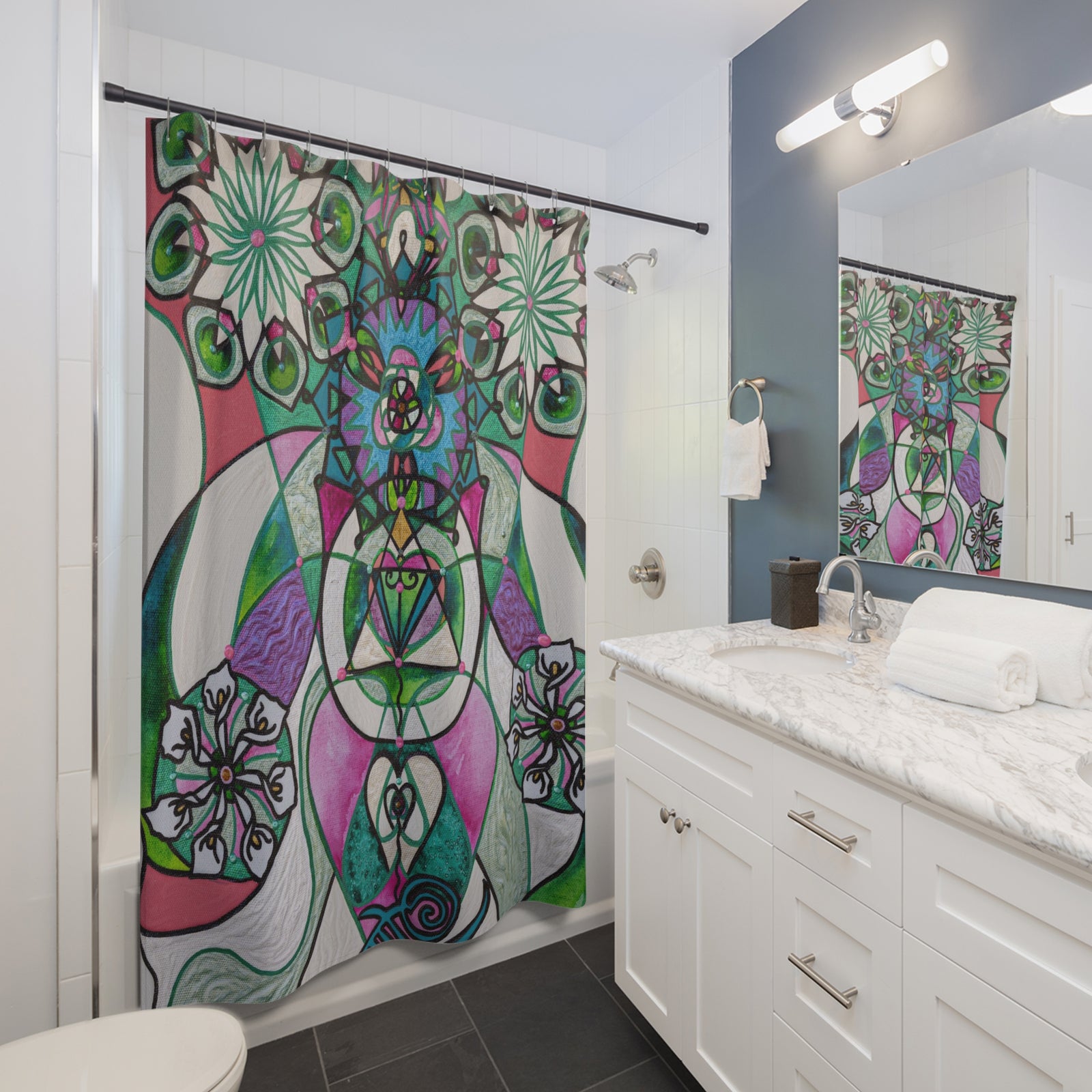 Quan Yin Consciousness - Shower Curtains