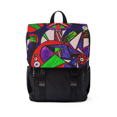 Warding Grid - Unisex Casual Shoulder Backpack