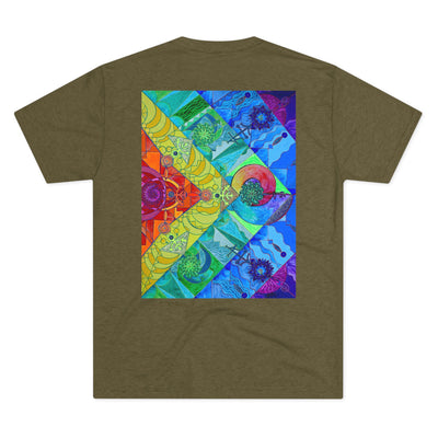 Expansion Pleiadian Lightwork Model - Men's Tri-Blend Crew Tee
