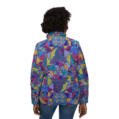 Harmony - Women’s Puffer Jacket (AOP)