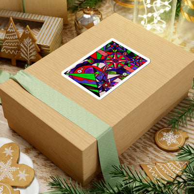 Warding Grid - Kiss-Cut Square Stickers