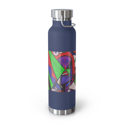 Warding Grid - Copper Vacuum Insulated Bottle, 22oz