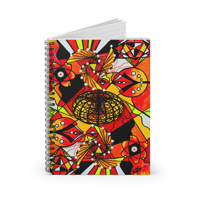 The Energy Builder - Spiral Notebook - Ruled Line