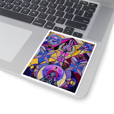 Saint Germain Consciousness - Square Stickers