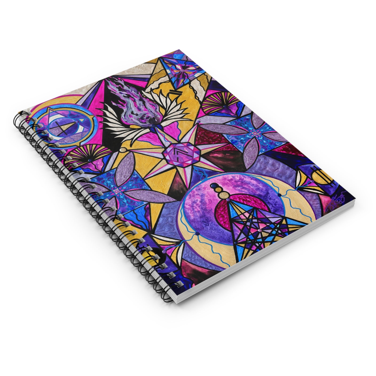 Saint Germain Consciousness - Spiral Notebook - Ruled Line