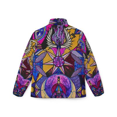 Saint Germain Consciousness - Women’s Puffer Jacket (AOP)