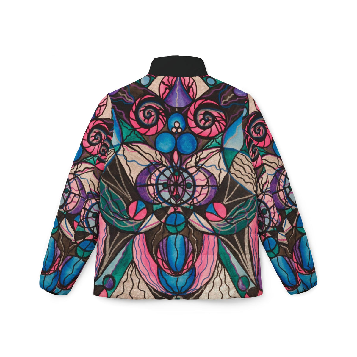 Arcturian Healing Lattice - Women’s Puffer Jacket (AOP)