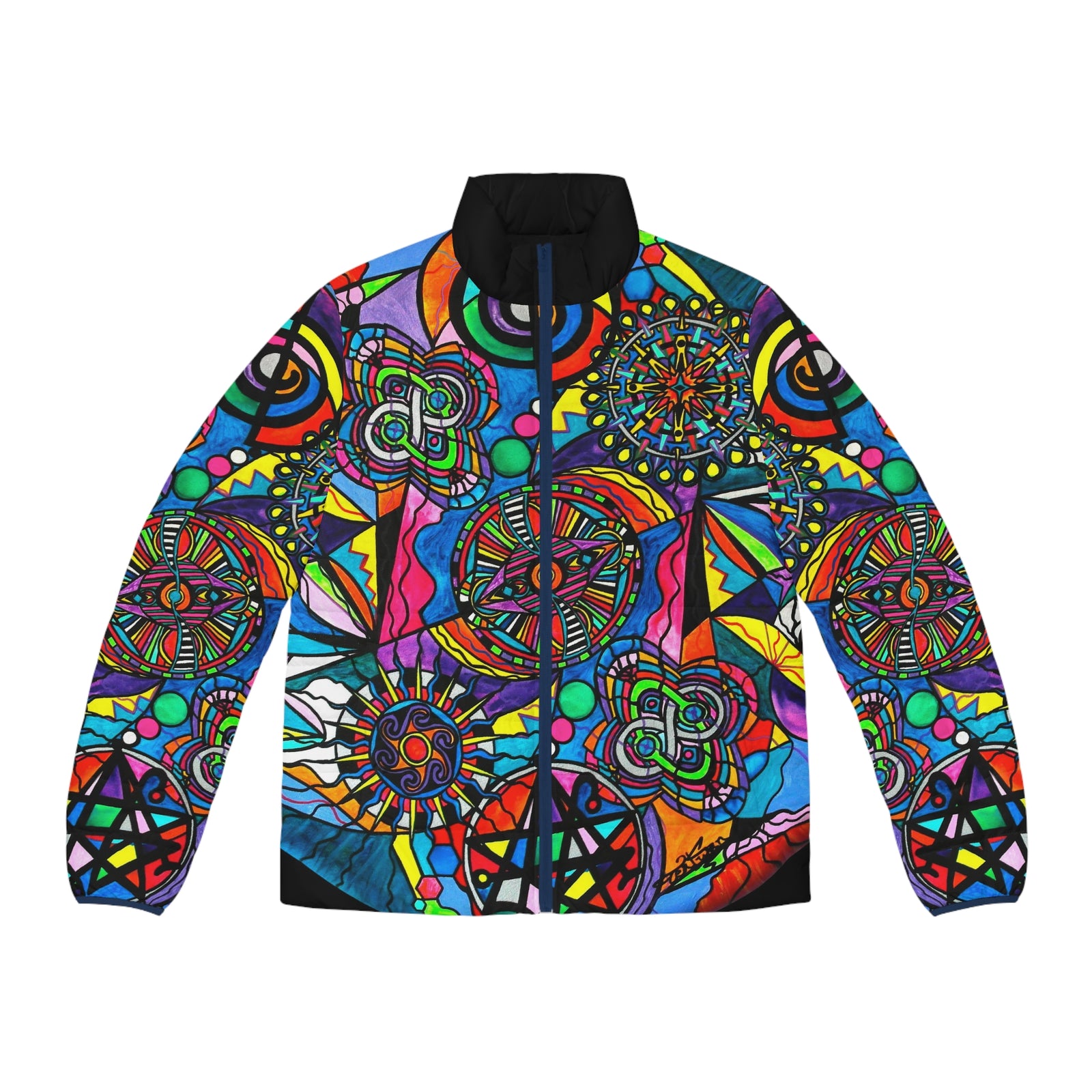 Soul Retrieval - Men's Puffer Jacket (AOP)