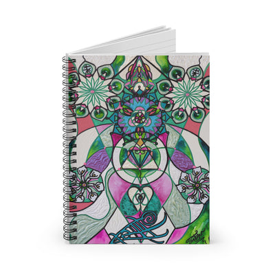 Quan Yin Consciousness - Spiral Notebook - Ruled Line